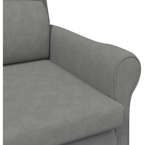  Fotelja Tamno siva 76 x 94 x 102 cm Mikrofibra Slike