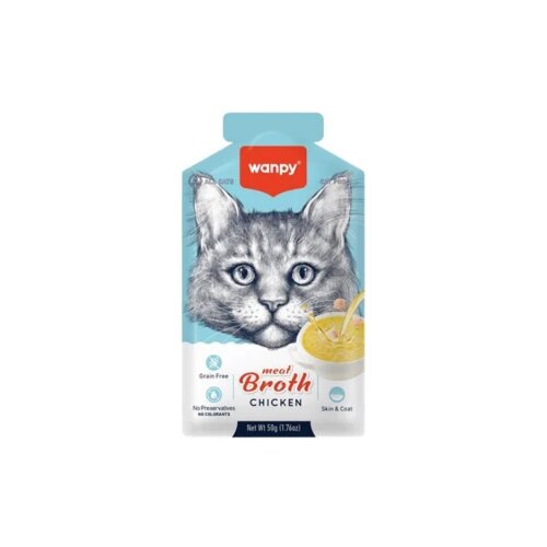 WANPY Hrana za mačke, Piletina, 50g Slike
