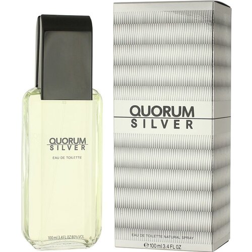 Antonio Puig Quorum Silver 100 ml toaletna voda za mo&amp;scaron;ke Slike