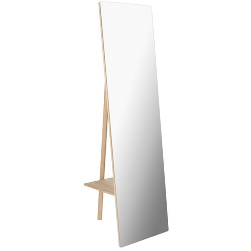 Kave Home Stojeće ogledalo s okvirom od masivnog drveta 45x160 cm Keisy &amp;ndash; Slike