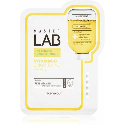 TONYMOLY Master Lab Vitamin-C revitalizacijska tekstilna maska z vitaminom C 19 g