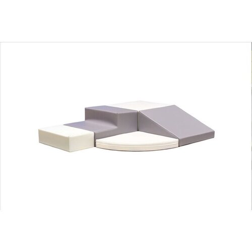 IGLU soft play set Corner Climber, 5 elemenata, sivo-beli Slike