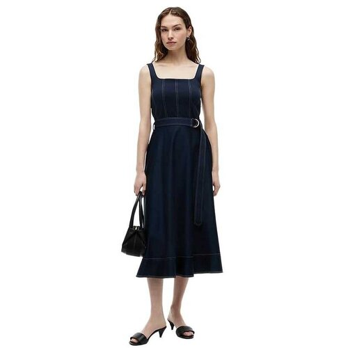 Tommy Hilfiger tamnoplava midi haljina Cene