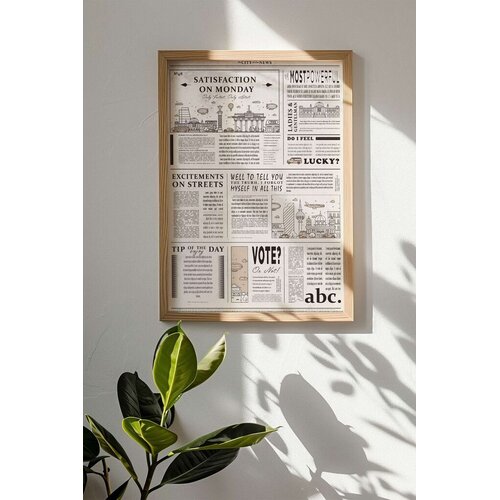 Wallity Uokvirena slika NWSPPRMDL2, 33x48 cm Cene