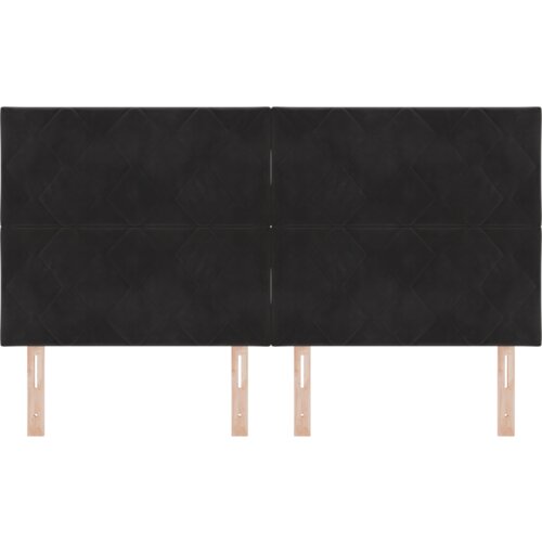  LED uzglavlje dizajn dijamantnih blokova crno 180 cm bar&amp;scaron;un Slike