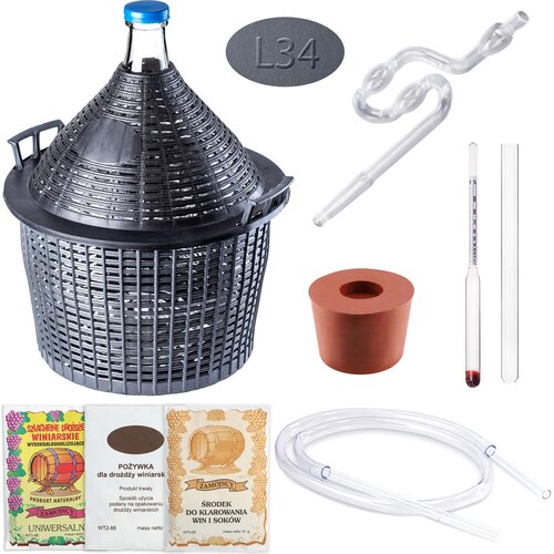 KADAX Vinska steklenica Lady 34L + komplet za vino s plutovinasto zračno zaporo, (5000355028) Cene