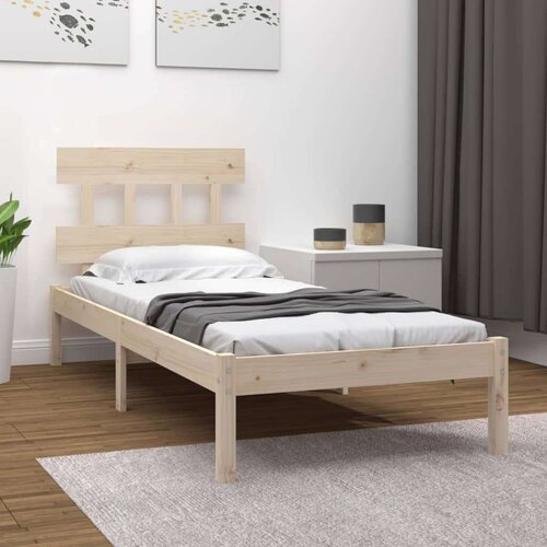  Posteljni okvir iz trdnega lesa 90x200 cm, (20684470) Slike