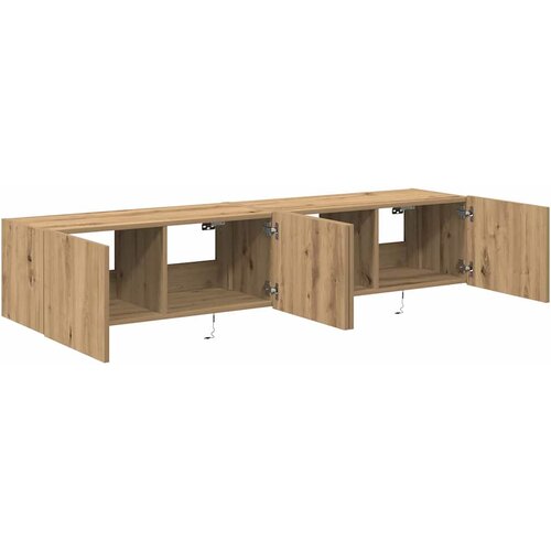  zidni ormar Zidne 2 pcs Umjetnički hrast 80 x 35 x 31 cm Slike