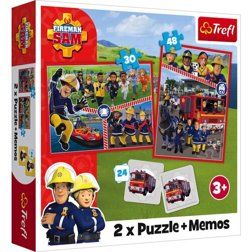 Puzzle Memory - Gasilec Samo - 1 set. Cene