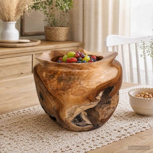 Zdjela za voće JEPARA Tamnije smeđi teak &amp;Oslash; 35 cm Slike