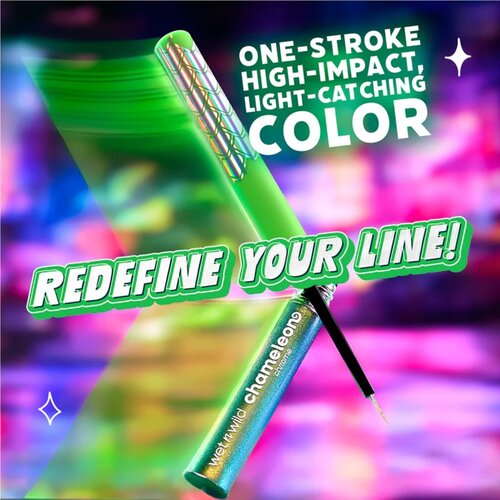 Wet&amp;#039;n wild Chameleon Chrome Liquid Eyeliner holografski tu&amp;scaron; za oči nijansa Astro Pulse 2.7 ml Slike