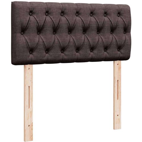 vidaXL Krevet s oprugama i madracem tamnosmeđi 100 x 200 cm od tkanine Cijene