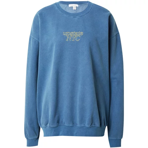 Top Shop Sweater majica plava / žuta
