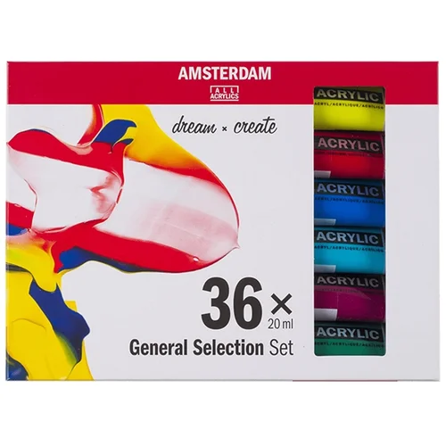  Set akrilnih barv AMSTERDAM dream and create 36 x 20 ml