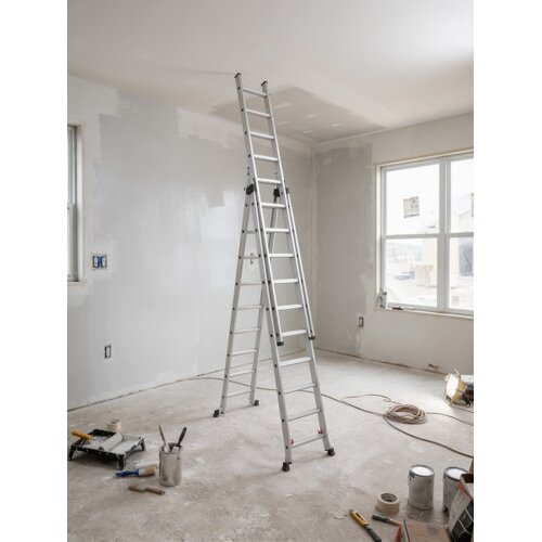 Norvel sklopive aluminijumske merdevine 3x11 stepenika do 7.2m ( KLK-LD-09 ) Cene