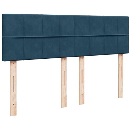  Krevet s oprugama i madracem tamnoplavi 140x200 cm bar&amp;scaron;unasti Slike