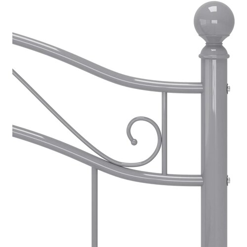  Okvir za krevet sivi metalni 100 x 200 cm Slike