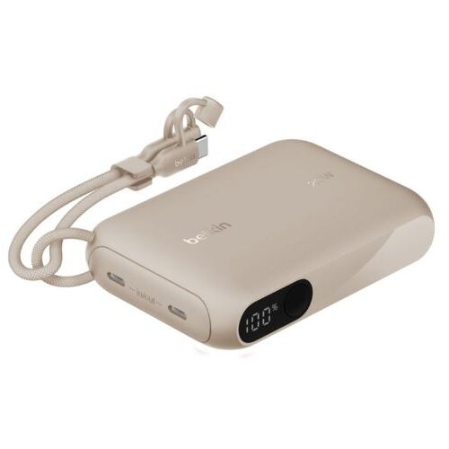 Belkin Powerbank mit Display 20W 10.000mAh USB-C sand BPB027hqSD Cijene