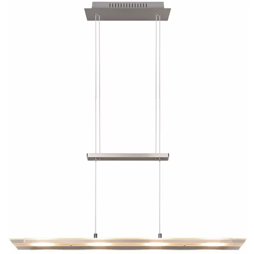 Tri O Siva LED viseča svetilka s steklenim senčnikom Milos –