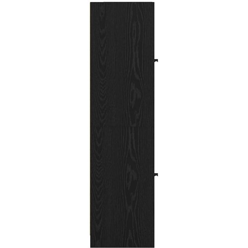 Highboard Crni hrast 35 x 37 x 142 cm Konstruirano drvo Slike