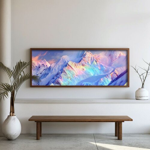 WALLXPERT FAH048-120 Multicolor Decorative Framed MDF Painting Cene