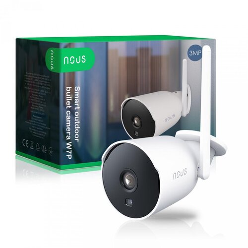 NOUS Zunanja bullet IP kamera W7P WiFi Tuya 3MP Slike