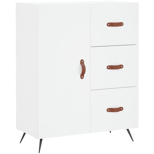 Maison Chic Komoda - Predalnik bela 69,5x34x90 cm inženirski les, (21716076) Slike