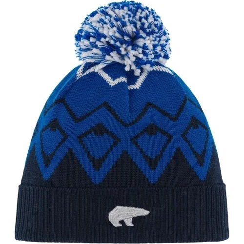 Eisbär Ziggy OS Pompon Beanie Sky Blue/Lapis/White UNI Kapa