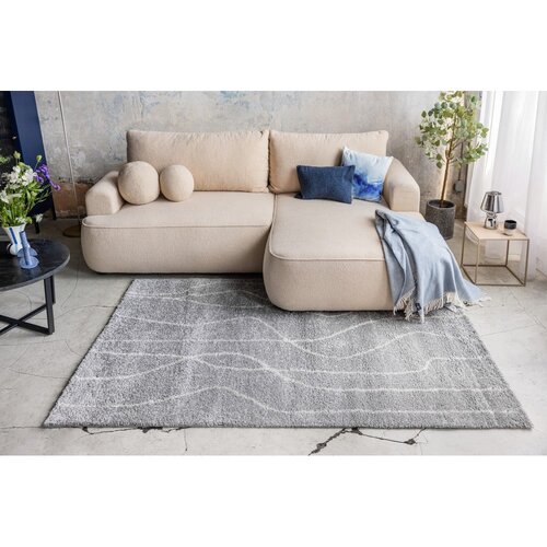 Bonami Selection Siva preproga 160x230 cm Routa &amp;ndash; Slike