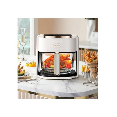 Haeger AF-G45.006B friteza na topao vazduh digitalna 4,5L sa staklenom posudom Slike