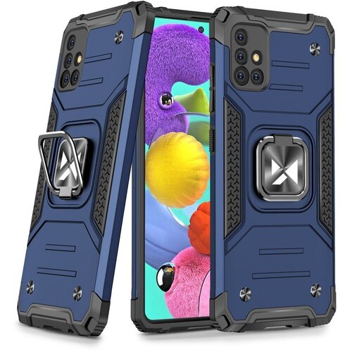 Wozinsky Ring Armor maska s funkcijom postolja i držačem za Samsung Galaxy A51 5G Slike