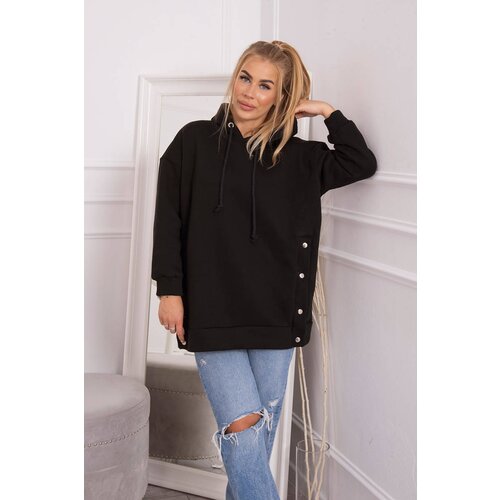 Kesi Insulated sweatshirt with black press studs Cene