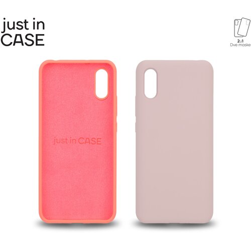 Just In Case 2u1 Extra case MIX PLUS paket PINK za Redmi 9A Slike