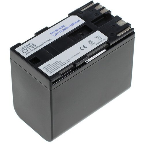 OTB Baterija BP-970G za Canon C2 / DM-MV1 / V40 / XH A1 / XM1, 6600 mAh Slike
