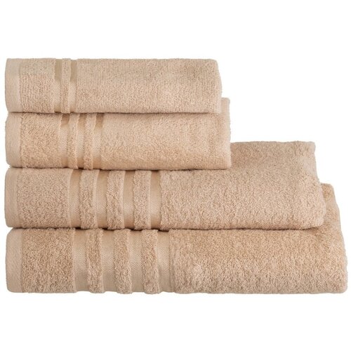 Casa Selección Bež frotirna bombažna brisača 100x150 cm Simple – Cene