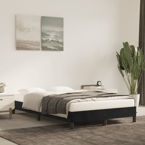  Za krevet crni 120 x 200 cm bar&amp;scaron;unasti Slike