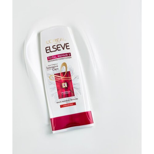 L&amp;acute;Or&amp;eacute;al Paris elseve Total Repair 5 balzam za po&amp;scaron;kodovane in oslabljene lase 200 ml za ženske Slike