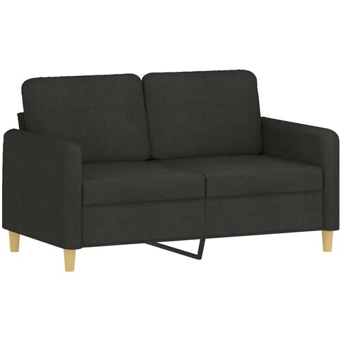  3-dijelni set sofa s jastucima crni od mikrovlakana Slike