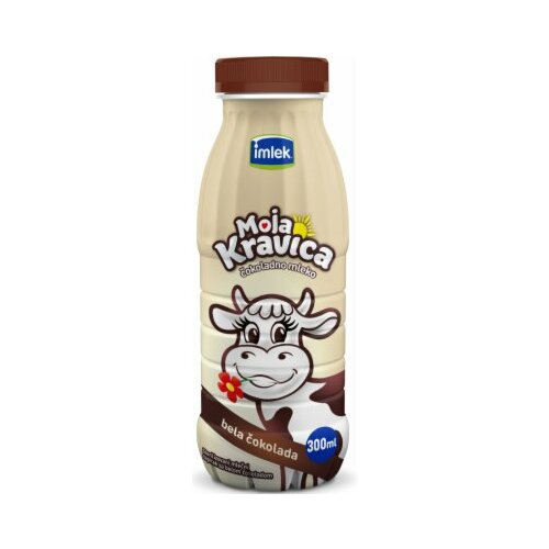 Imlek Moja kravica bela čokolada čokoladno mleko 300ml pet Slike
