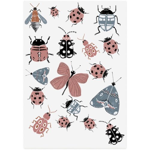 Nuukk Veganski otroški tatuji - Beetles (824) Cene