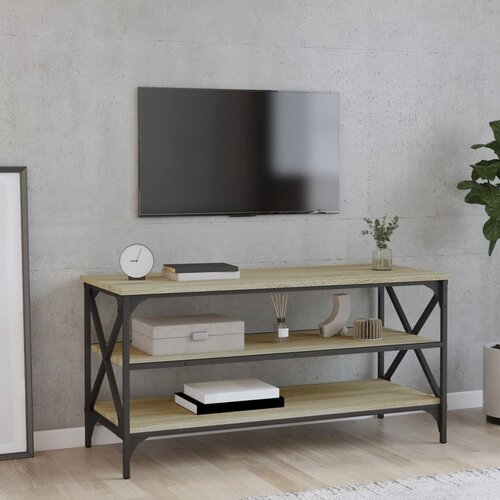 VidaXL TV omarica sonoma hrast 100x40x50 cm inženirski les Slike