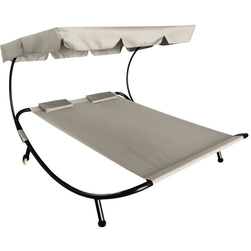 Aga Vrtna ležaljka za dvije osobe s baldahinom AGA ST230088-Beige - bež Slike