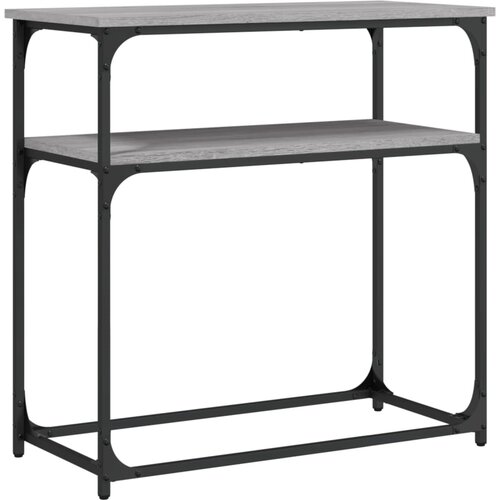 Maison Chic konzolna miza - miza ob steni siva sonoma 75x35,5x75 cm inženirski les, (21786057) Slike