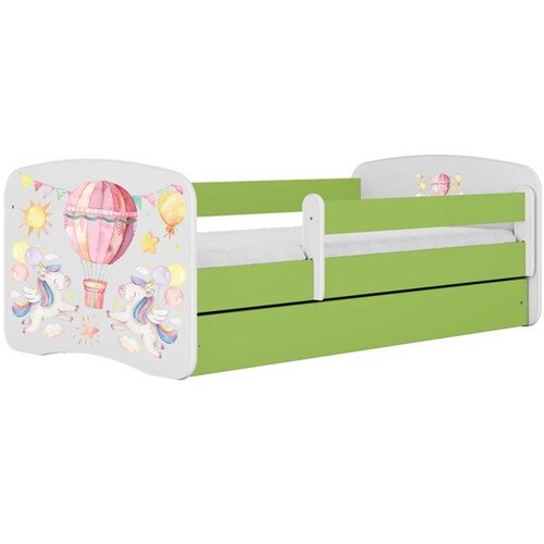 HAPPYKIDS Dječji krevet Dreamy balon 180x80 sa madracem bez ladice Zelena Cene