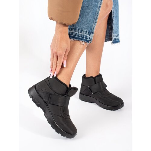 Shelvt Women's black comfortable snow boots Cijene