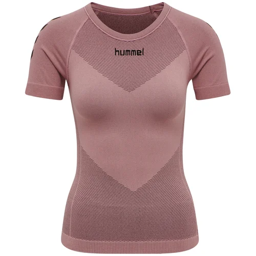 Hummel Funkcionalna majica 'First Seamless' staro roza / črna