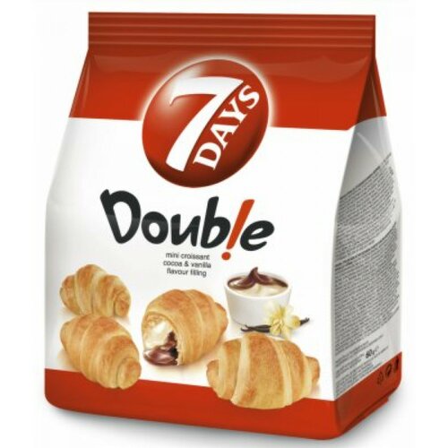 7 Days double kroasan kakao vanila 185g kesa Cene