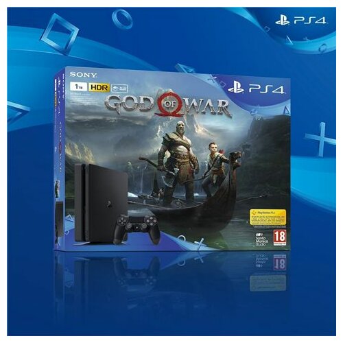 Sony PlayStation 4 Slim 1TB + God of War 4 PS4 Slike