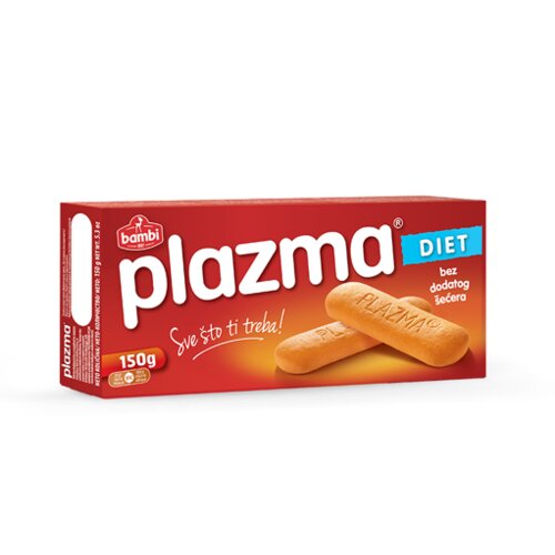PLAZMA diet keks bez dodatog šećera 150 g Cene
