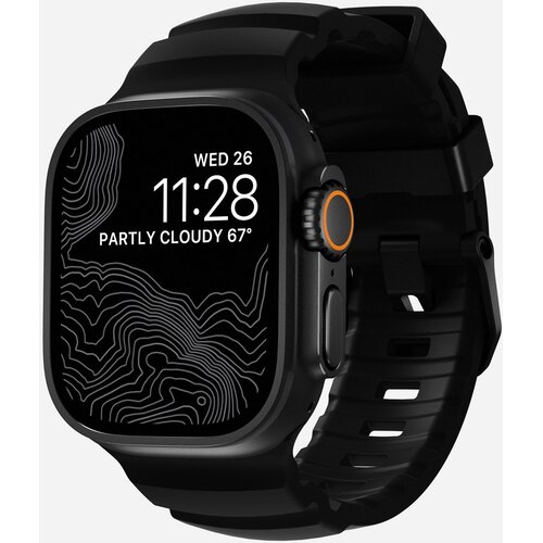  Vodoodporen športni pašček 49mm za Apple Watch model Rocky Point, Črna / Rumena, (5000275630) Cene